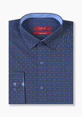 Modern Blue Pattern Shirt